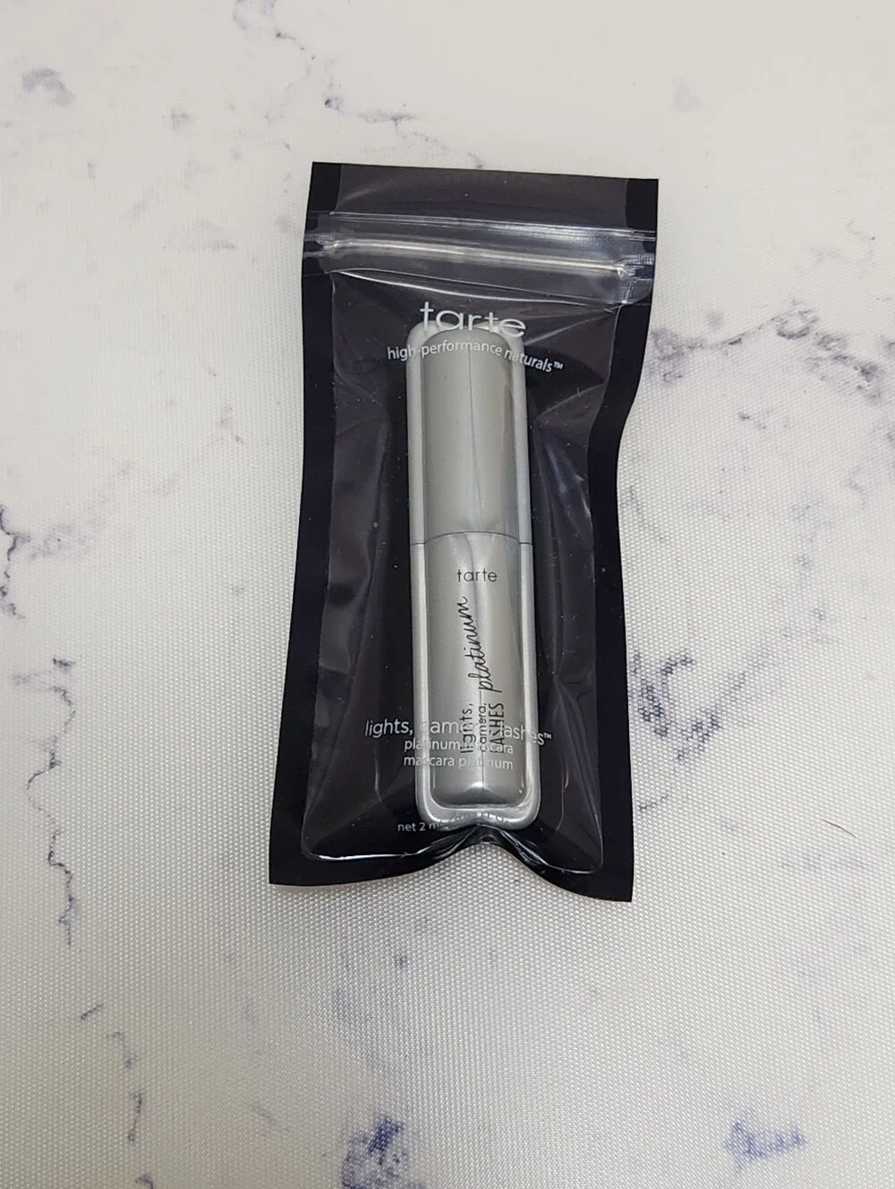 Tarte Lights, Camera, Lashes Platnium Mascara Mini Travel Size .07 oz